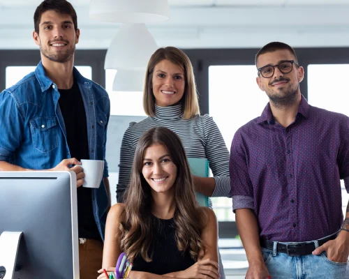 Group of employees