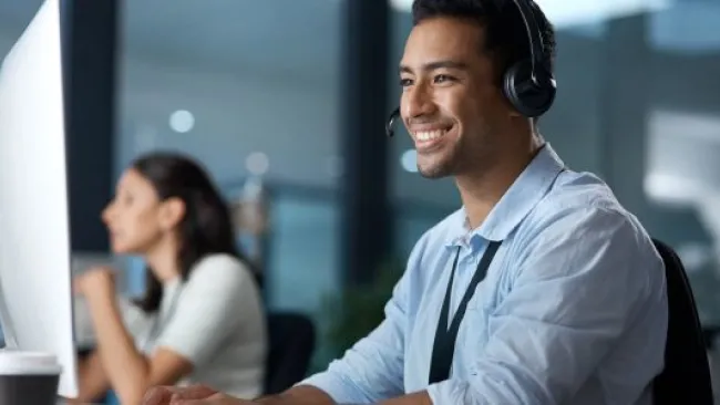A CSR on a call