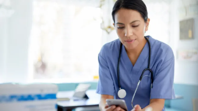 A nurse/doctor
