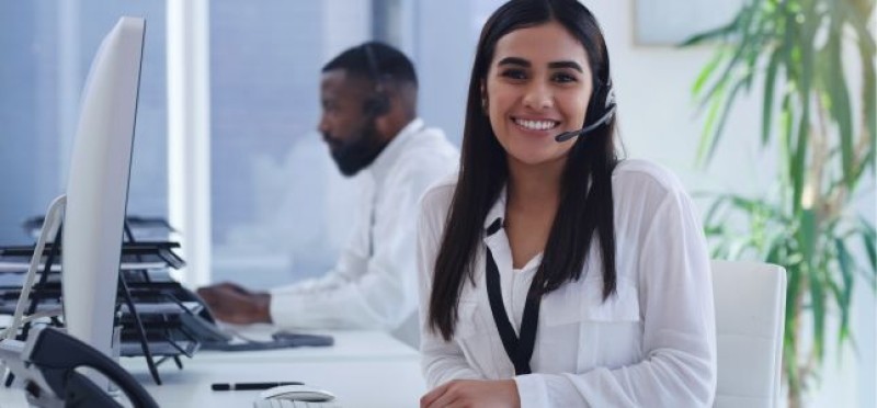 A smiling CSR